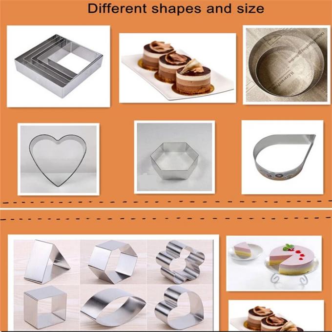 Low Cost Stainless Steel Baking Cake Mold Sets for Baking