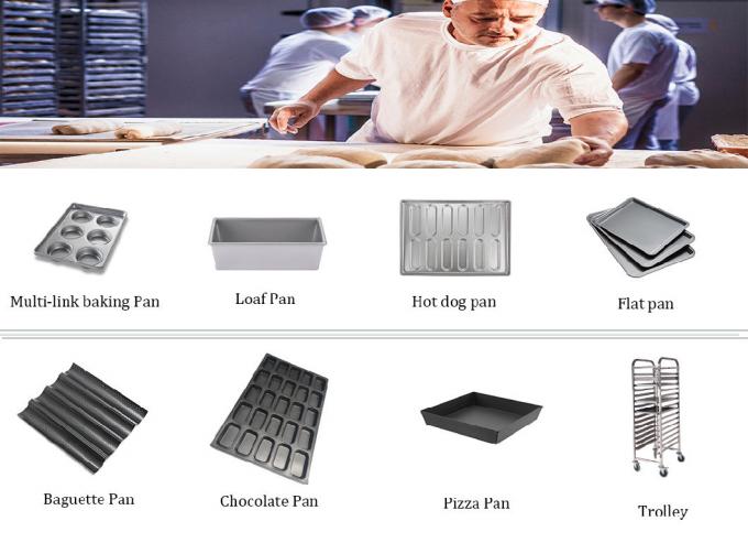 Rk Bakeware China-Foodservice 41145 Glazed 4 Strap Aluminized Steel Hearth Bread Pan