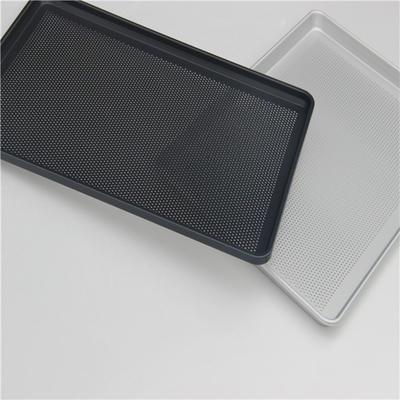 Rk Bakeware China Foodservice Rational Gn1/1 स्टेनलेस स्टील छिद्रित बेकिंग ट्रे