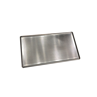RK Bakeware चीन फूड सर्विस NSF SWT406 &amp; SWT455 ऑस्ट्रेलिया फ्लैट एल्यूमीनियम छिद्रित ट्रे Swage Edge