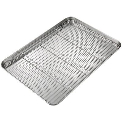 RK Bakeware China Foodservice NSF SUS304 स्टेनलेस स्टील के पैर वाले तार ग्रिड