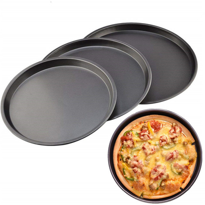 RK Bakeware China Manufacturer-Pizza Hut हार्डकोट एनोडाइज्ड हार्डकोट एनोडाइज्ड थिन क्रस्ट पिज्जा पैन