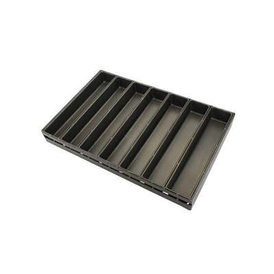 Rk Bakeware China Manufacturer-Nonstick ग्लास्ड 3 स्ट्रैप्स ग्लास्ड दालचीनी/पैकेज रोल पैन