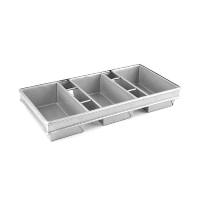 Rk Bakeware China Manufacturer-Nonstick ग्लास्ड 3 स्ट्रैप्स ग्लास्ड दालचीनी/पैकेज रोल पैन