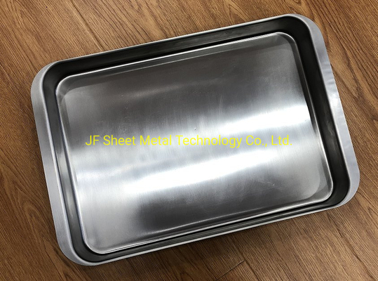 Rk Bakeware China-SUS304 स्टेनलेस स्टील खाद्य बेकिंग पैन गहरी खींची