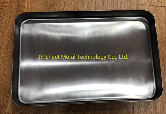 Rk Bakeware China-SUS304 स्टेनलेस स्टील खाद्य बेकिंग पैन गहरी खींची