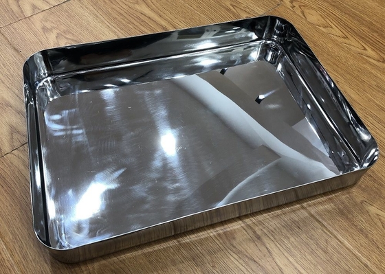 Rk Bakeware China-304/316 फ्रिज्ड फूड डीप ड्रॉइन माइनर स्टेनलेस स्टील बेकिंग पैन और स्टेनलेस स्टील किचन ट्रे रोस्टिंग, बेकिंग, स्टोरेज के लिए