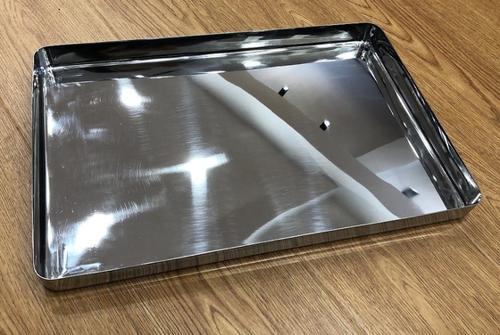 Rk Bakeware China-304/316 फ्रिज्ड फूड डीप ड्रॉइन माइनर स्टेनलेस स्टील बेकिंग पैन और स्टेनलेस स्टील किचन ट्रे रोस्टिंग, बेकिंग, स्टोरेज के लिए
