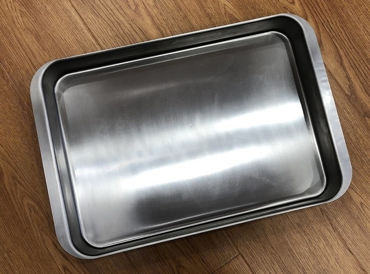 Rk Bakeware China-304/316 फ्रिज्ड फूड डीप ड्रॉइन माइनर स्टेनलेस स्टील बेकिंग पैन और स्टेनलेस स्टील किचन ट्रे रोस्टिंग, बेकिंग, स्टोरेज के लिए
