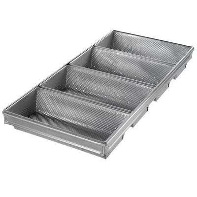 Rk Bakeware China-Foodservice 44405 ग्लेज़्ड 3 स्ट्रैप एल्युमिनाइज्ड स्टील फायर ब्रेड पैन