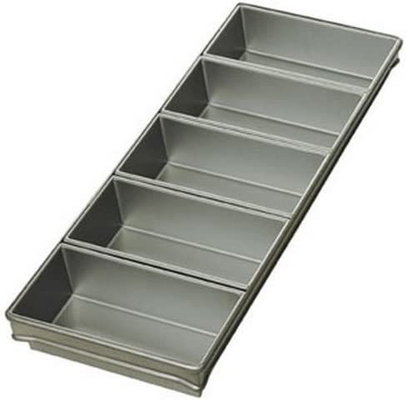 Rk Bakeware China-Foodservice 44405 ग्लेज़्ड 3 स्ट्रैप एल्युमिनाइज्ड स्टील फायर ब्रेड पैन