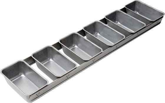 Rk Bakeware China-Foodservice 44405 ग्लेज़्ड 3 स्ट्रैप एल्युमिनाइज्ड स्टील फायर ब्रेड पैन