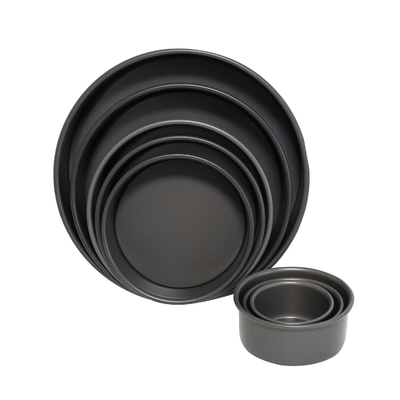 Rk Bakeware China Manufacturer-41225 12&quot; X 2&quot; ग्लेज़्ड एल्युमिनाइज्ड स्टील गोल केक पैन