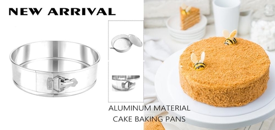 10 इंच एल्यूमीनियम गोल केक पैन मोल्ड रोटी टिन गोल केक टिन केक बेकिंग Gateau पैन Gateau उपकरण
