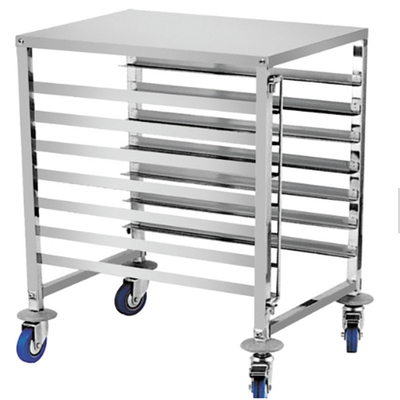 RK Bakeware China Foodservice NSF Restaurant Gn1/1 बेकरी फूड ट्रॉली/मोबाइल स्टेनलेस स्टील ट्रॉली