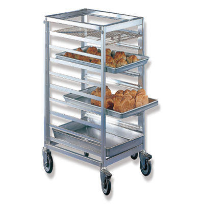 Rk Bakeware China- स्टेनलेस स्टील फ्लैटपैक टिल्टिंग डिस्प्ले रैक/ ट्रॉली