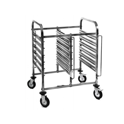 RK Bakeware China Manufacturer for Transport स्टेनलेस स्टील गैस्ट्रोनॉर्म रैक छोटी ट्रॉली