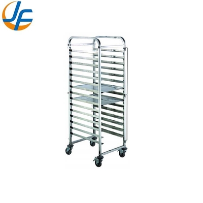 Rk Bakeware China-Z फ्रेम 20 पैन एंड लोड स्टेनलेस स्टील नेस्टिंग ट्रॉली बन शीट पैन रैक - इकट्ठा