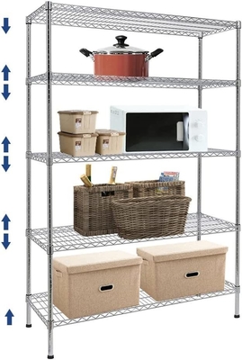 Rk Bakeware China Foodservice Commercial Wire Shelf Heavy Duty Metal Storage Rack Shelf Unit for Kitchen रसोई के लिए रैक रैक यूनिट