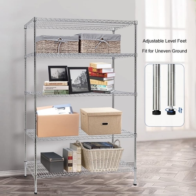 Rk Bakeware China Foodservice Commercial Wire Shelf Heavy Duty Metal Storage Rack Shelf Unit for Kitchen रसोई के लिए रैक रैक यूनिट